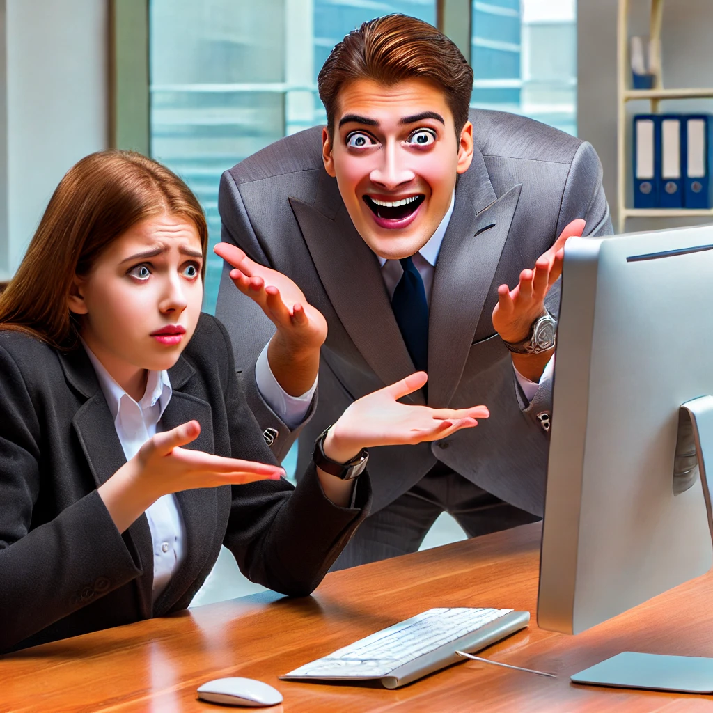 Cliente perplesso davanti al consulente