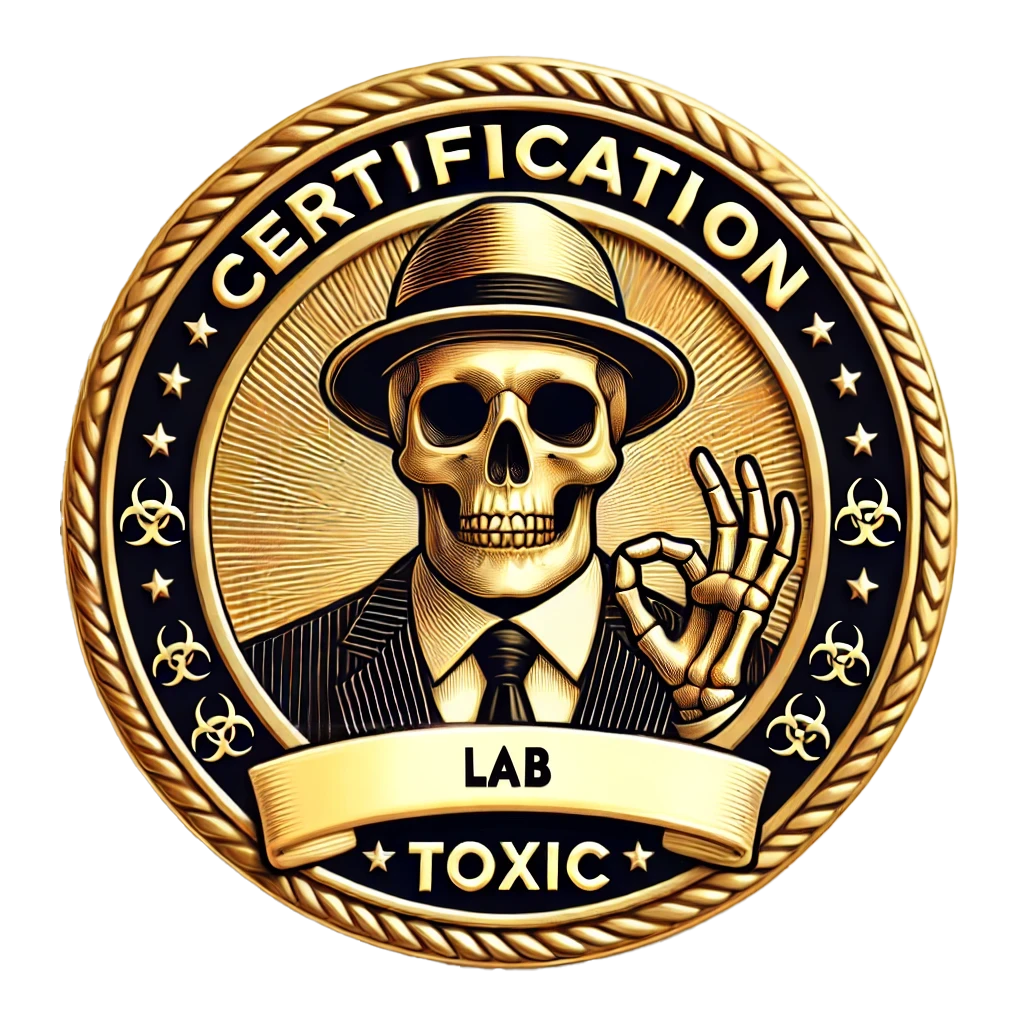 Badge di certificazione tossicità